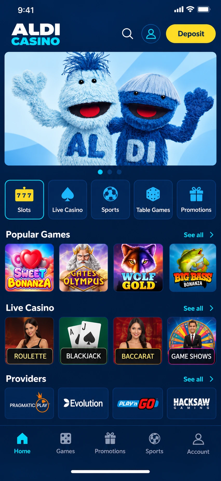 Aldi Casino online mobil spielen